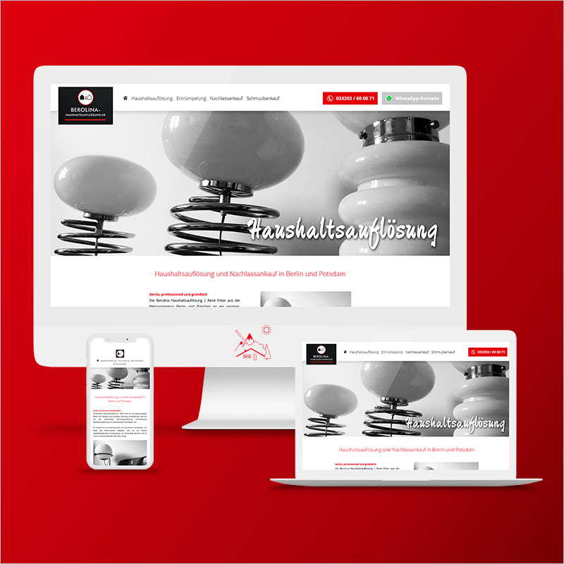 Referenz Internetseite der Werbeagentur und Kreativagentur Zürich